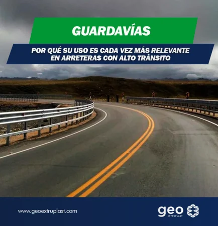 Guardavías en carretera - GEO EXTRUPLAST
